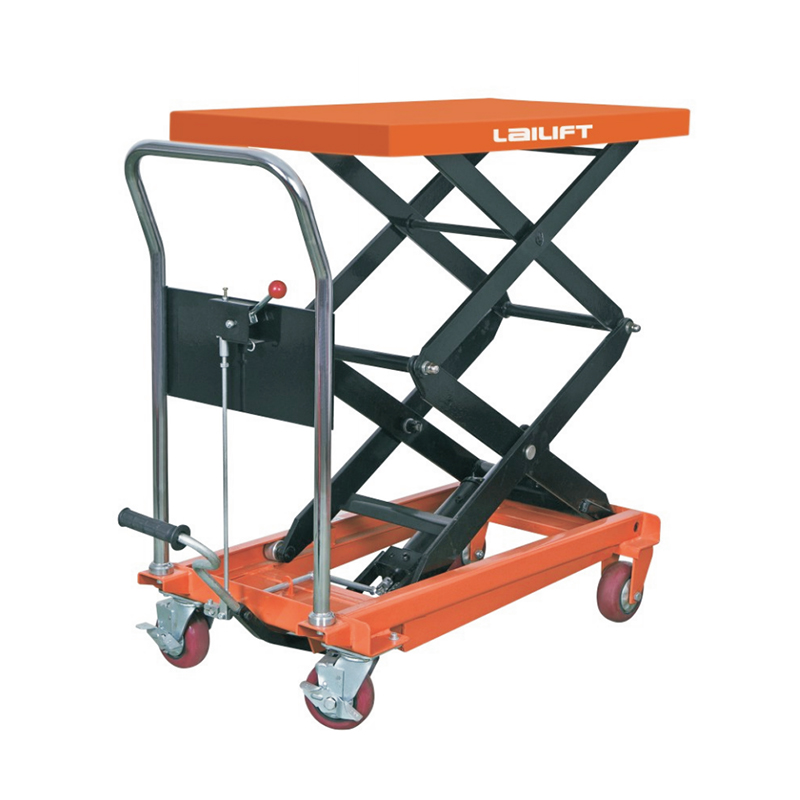 Carrinho de mesa elevatória hidráulica de 350 kg e 500 kg